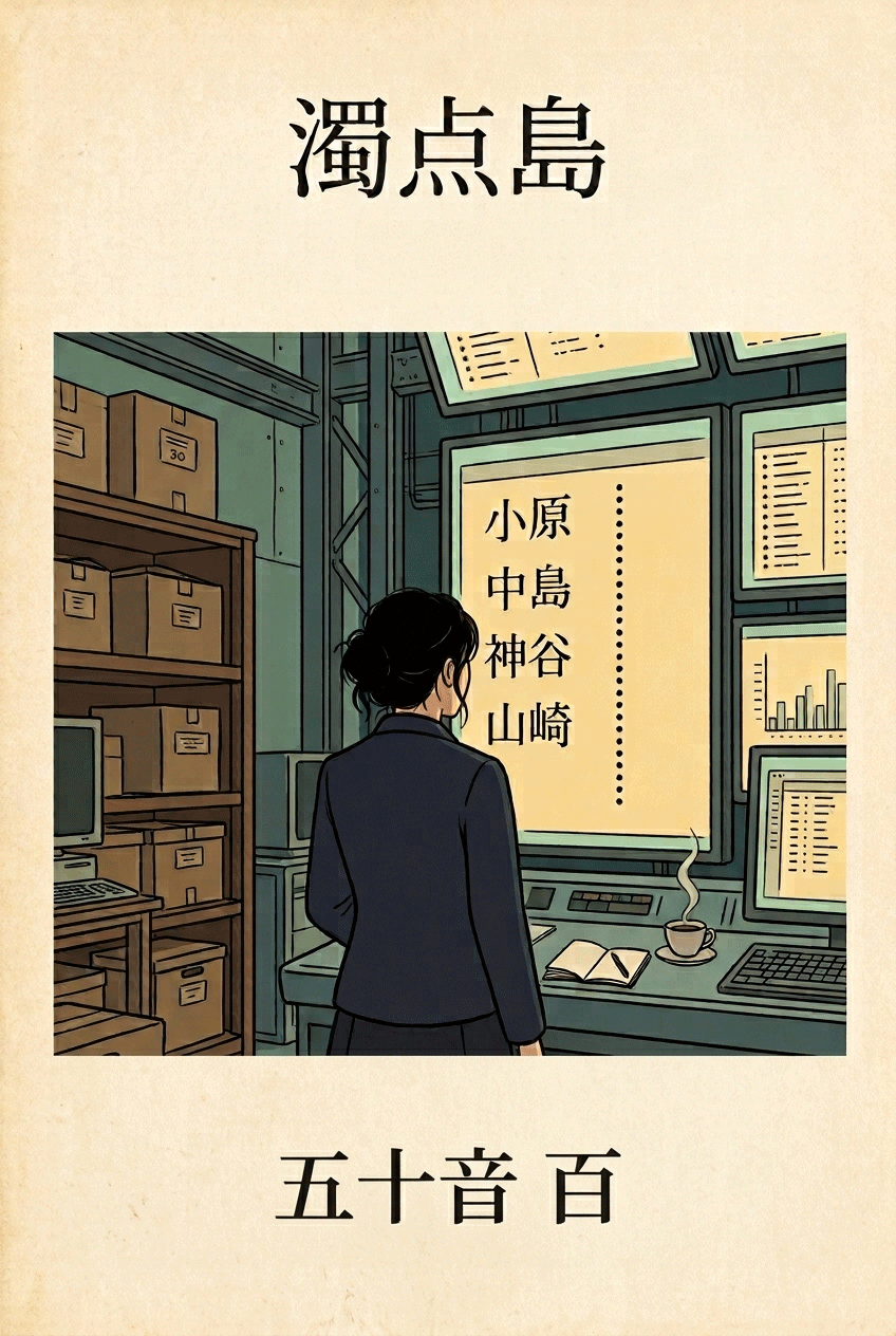 濁点島 by 五十音 百